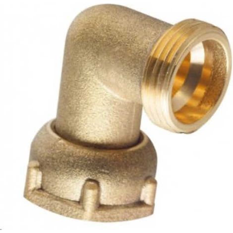 Codo Tuerca Loca Macho - Hembra Latón  Medidas  Accesorios Fontanería: 1/2''