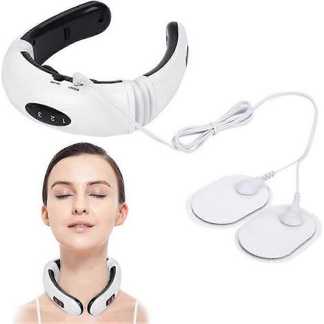 Appareil de massage Acupeo à impulsions électriques pour le dos et la nuque, outil chauffant de soulagement de la douleur