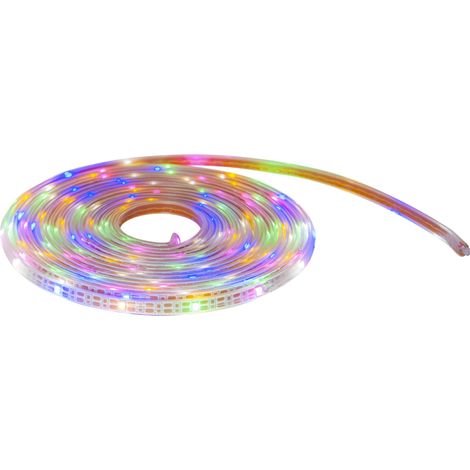 Star Trading Bougie bloc LED avec bande de flamme en cire