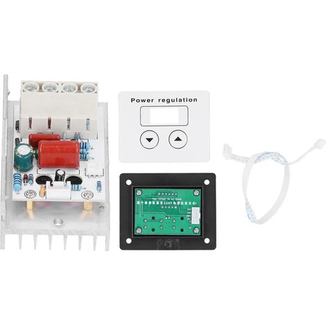 Régulateur de Tension AC 220V 10000W, Contrôleur de Voltage à Thyristor Haute Puissance (1/5)