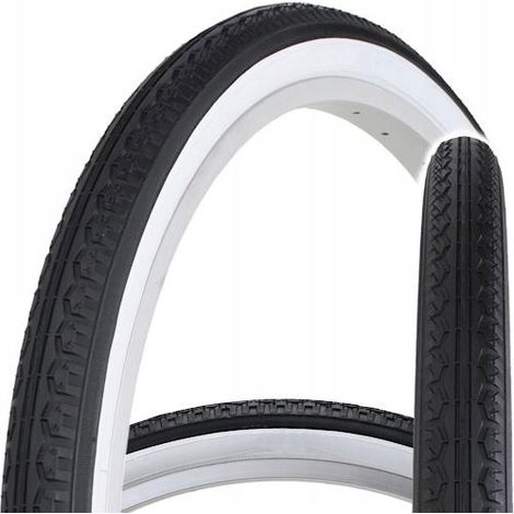 Neumático clásico para bicicleta CST 20 x 1.75 blanco SIDE (1/2)