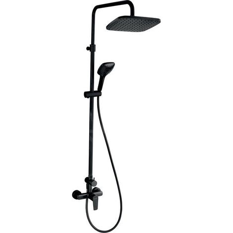 Novaservis Metalia 58 - Set de douche 230x230 mm, 3 jets, noir mat SET071/58,5 (1/3)