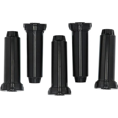 Set mit 5 unterirdischen Regnern mit G1/2 Innengewinde, einziehbarer Außensprühdüse zur Rasen- und Gartenbewässerung. (1/5)