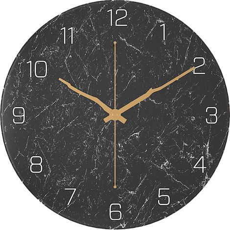 Horloge Murale - 30,5 Cm - Silencieuse - Pour Salon Chambre Bureau Salle De Bain - 1 Unite (1/5)