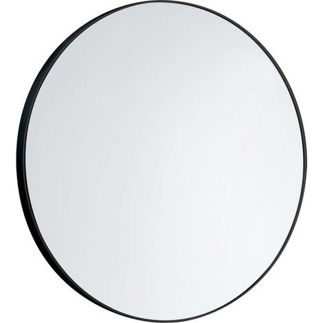 Aqualine Spiegel - Spiegel, Durchmesser 60 cm, schwarz 6000