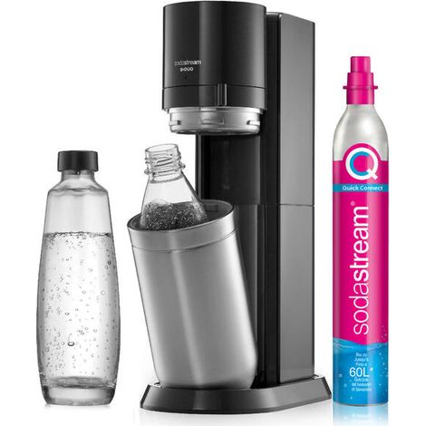 Máquina de gasificar SodaStream E DUO negro metal plástico (1/4)