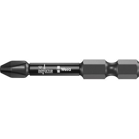 Conector para Tornillo Phillips 1/4'' PH Impaktor, 50 mm de largo, dimensiones : PH 3, Largo total 50 mm