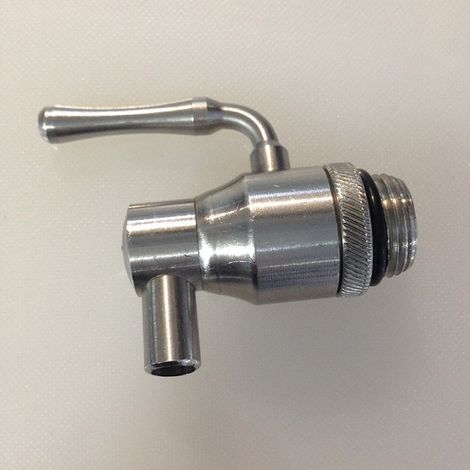 SANSONE RUBINETTO SALVAGOCCIA DA 1/2 MEZZO POLLICE INOX 18/10 A LEVA