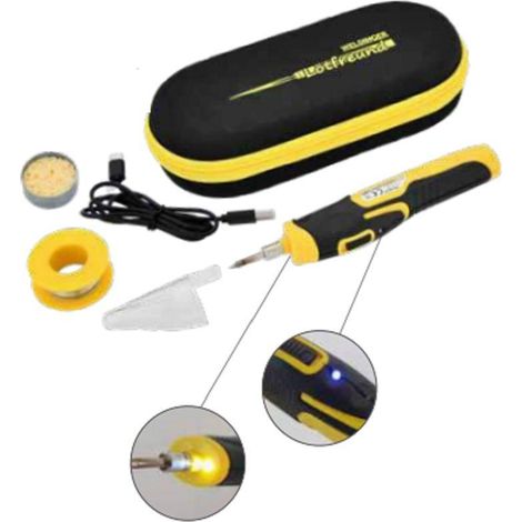Set saldatore a batteria con softbox 7150950