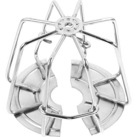 Cage de Protection en Acier Inoxydable Argenté pour Tête de Gicleur Incendie, Installation Facile, Résistance à L'usure, Design Simple Adapté aux Résidences (1/5)