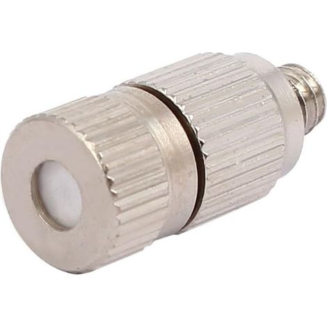 Nebel Düse Silver Ton 0,1mm Öffnung Durchm 4,5mm Außengewinde 22mm Länge de (1/4)