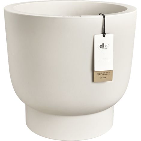 Elho Amber Grail 47 White Fioriera Rotondo (1/3)