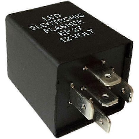Décodeur de relais clignotant LED EP27 à 5 broches 12 V CC - Correction du problème de clignotement rapide des clignotants - Édition A (1/4)