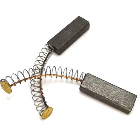2x Trade-Shop Universal Motorkohlen Kohlebürsten Schleifkohlen 6,3 x 11 x 32mm für viele Miele, Numatic Staubsauger etc. (1/4)