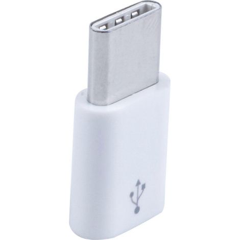 Adaptateur de données universel USB Type C 3.1 mâle vers micro USB 2.0 5 broches femelle (1 pièce) (1/4)