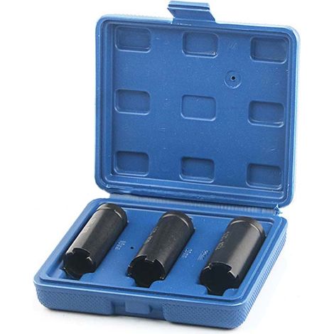 Chiave Smonta e Blocca Dadi Frizione Set 3pz Moto Manicotti a Quattro Denti 2774 (1/5)