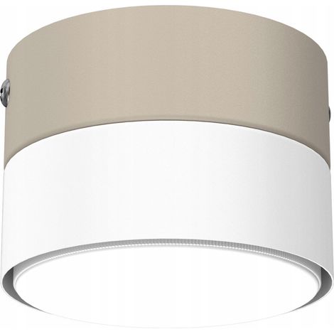 LÁMPARA DE TECHO LED LOFT GX53 CASHMERE BLANCO PULIDO LÁMPARA DECORATIVA (1/4)