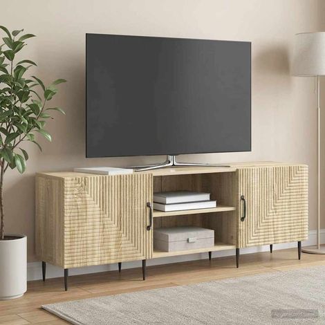 vidaXL Meuble TV Chêne Sonoma 150 x 31 x 50 cm Bois d'ingénierie (1/5)