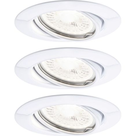 Paulmann LED Einbauleuchte Base 3x5W weiß Metall warmweiß Deckenlampen & Kronleuchter (1/3)