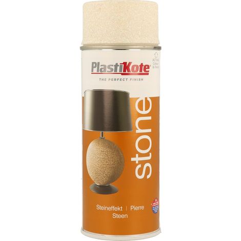 Stone Touch Spray Paint in Alabaster - 400ml by PlastiKote (1/2)