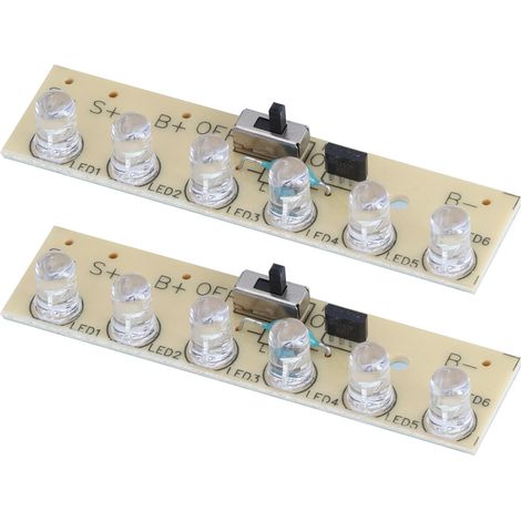 2 Solarlampen-Controller, Rasenbeleuchtungs-Steuermodul, Leiterplatte mit Schalter, 1,2 V, RF1206 (1/5)