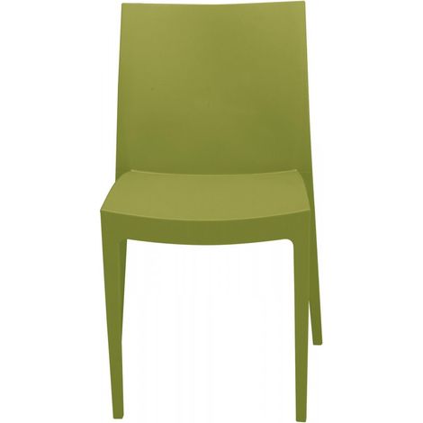 Sedia Da Giardino Verde Impilabile in polipropilene (1/2)