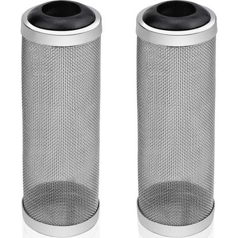 2 Pcs 16mm Garde de Filtre Maille, Garde de Filtre D'aquarium, Filtre de Filet D'aquarium, Garde de Filtre pour Bassins de Carpes Koï, Systèmes de Traitement des Eaux Usées (1/4)