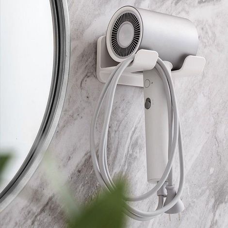 Wandhalterung im japanischen Stil für Haartrockner, kein Bohren erforderlich, für Badezimmer. (1/4)