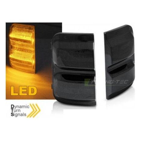 Paire Clignotant Repetiteurs retroviseurs Citroen Jumper de 2006 a 2018 Fume Led Dynamique-37772414 (1/3)
