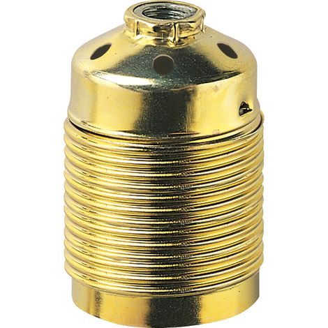 VIMAR - 02143 E27 Lampenfassung M10x1 cm + Messingschraube/Gewinde