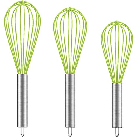 Ensemble de fouets de cuisine : fouets pour cuisiner, mélanger, fouetter, battre et remuer. (1/5)