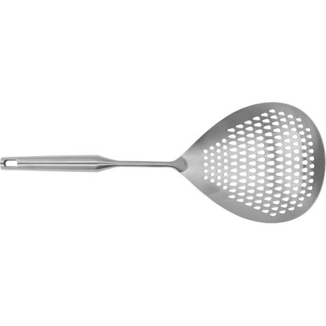 Écumoire en acier inoxydable 304 de qualité alimentaire, manche long, grande cuillère à écumer pour la cuisine, couleur argent (1/5)