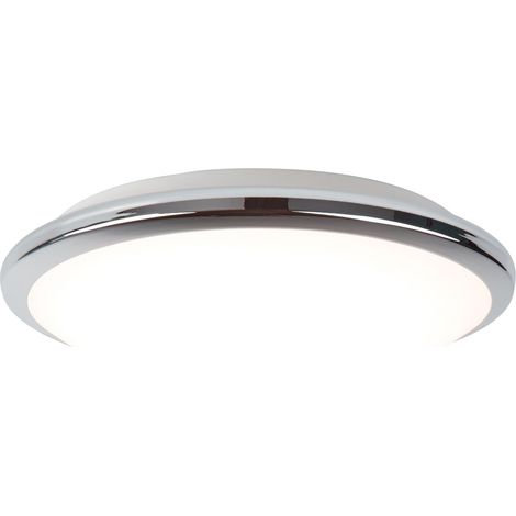 Searchlight Bathroom Flush - Plafonnier LED Salle de Bain Chrome IP44 (1/3)
