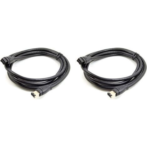 2 câbles données FireWire IEEE 1394B 9 broches vers 6 broches 800 Mbps 1.8m (1/5)