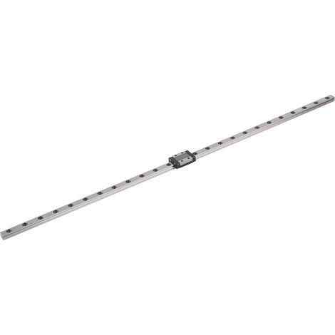 Glissière linéaire MGN9 avec chariot bloc en acier à roulement, guide coulissant pour CNC, équipement d'automatisation, 500mm (1/5)