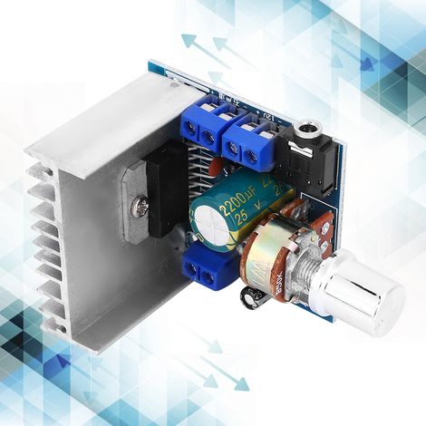 Module amplificateur 2 canaux, carte numérique, potentiomètre de puissance TDA7297 15 W, type B (1/5)