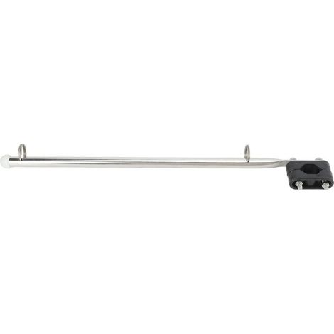 Mât de drapeau de Type Rail marin 390mm/15,35 pouces, réglable en acier inoxydable pour bateaux, Yachts, voiliers, hors-bord (1/5)