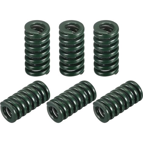6pcs - Ressort De Matrice - Ressort De Compression - Charge Lourde Pour Moulage Injection Pièce Imprimante 3D Vert 8mmx15mm (1/5)