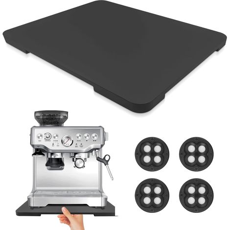 Plateau Roulant Pour Appareil - Bois De Bambou - 40 X 35 Cm - Rotation 360° - Pour Machine À Café Et Petit Électroménager - 1 Pièce (1/5)