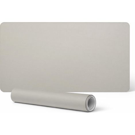 Alfombrilla antideslizante para rat贸n y teclado, color crema claro, 90x45 cm.
