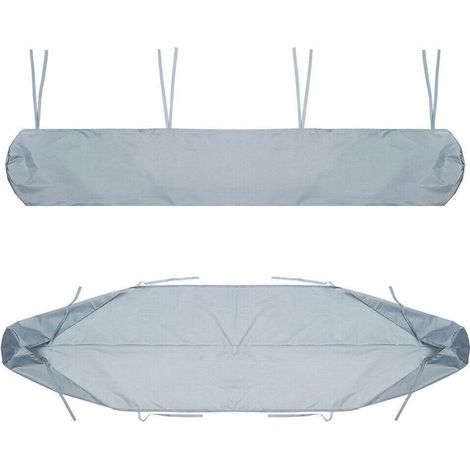 3.5 m Auvent de Protection de la couverture de pluie Stockage Sac Terrasse de Toit Gris (1/4)