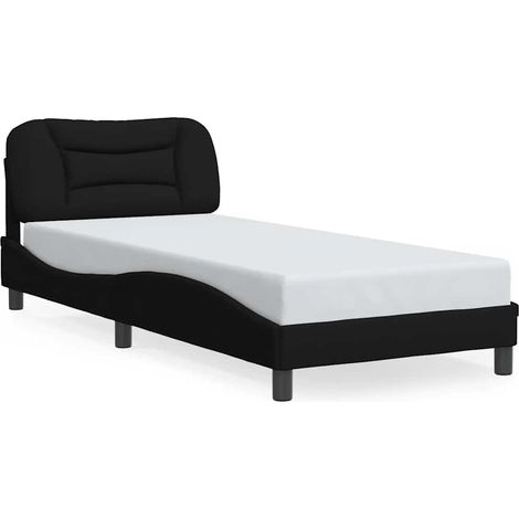 Maison Exclusive - Giroletto senza Materasso Hvar Nero 80x200 cm Tessuto (1/5)