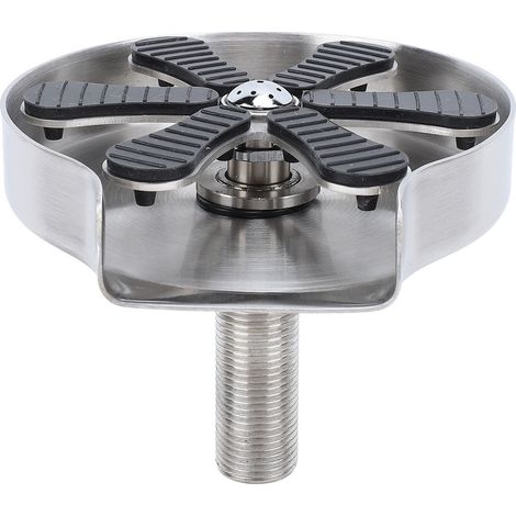 Rince-verres pour éviers de cuisine, en acier inoxydable 304, lave-tasses et bouteilles automatique haute pression, idéal pour la maison, les bars, les karaokés, les cafés et les hôtels (US 9/16). (1/5)