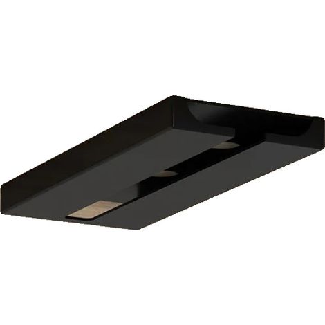 Soporte para vasos, diseño impermeable, almacenamiento que ahorra espacio, negro. (1/2)