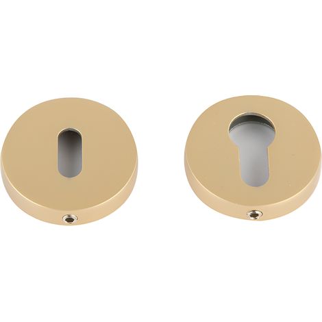 Bocallave oval y pera 52mm latón mate zamak (1/5)