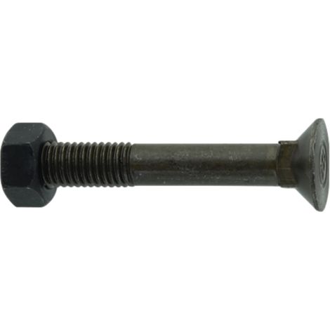 Boulon de charrue avec écrou M12x1,75 longueur 80 mm classe 12,9 DIN 608 charrue 1280812 (1/2)