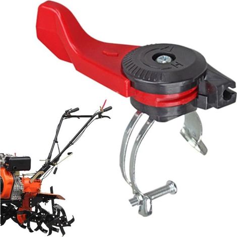 Commande d'accélérateur de motoculteur - Levier d'accélérateur pour tondeuse à gazon - Accessoire assistant pour truelle et micro-motoculteur