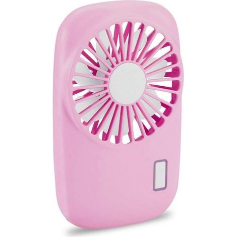 Ventilateur portable 2024, mini ventilateur puissant et compact, vitesse réglable, rechargeable par USB, rose (1/5)