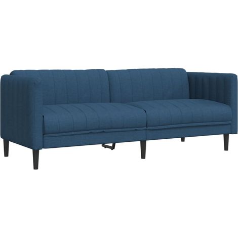 Canapé à 3 places,Sofa pour Salon,Banquette bleu tissu CFW823676 (1/5)