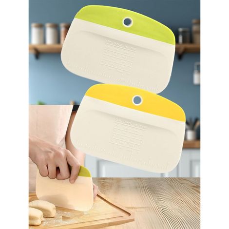 Mélangeur à pâte 2 pièces, coupe-pâte et emporte-pièce à gâteau ustensiles de pâtisserie poignée ergonomique outils de cuisine pour la pâtisserie. (1/5)